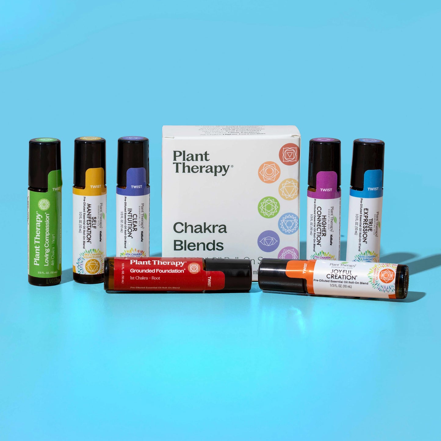 Chakra Blends Essential Oil Roll-On Set