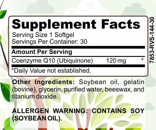 CoQ10 120mg - 3rd Day Creation