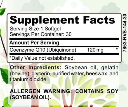 CoQ10 120mg - 3rd Day Creation