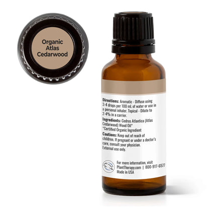 Organic Atlas Cedarwood Essential Oil