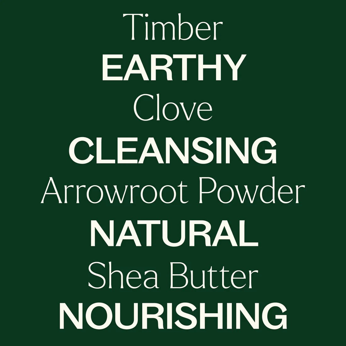 Timber & Clove Natural Deodorant - 3rd Day Creation