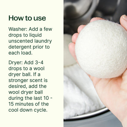 Wool Dryer Balls 6 Pack and Sparkling Laundry Blend 3 Pack