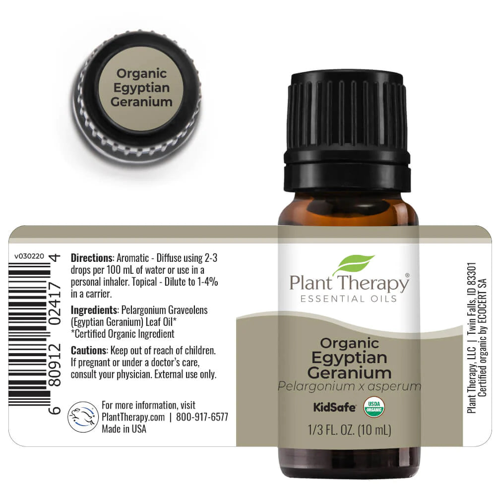 Organic Egyptian Geranium Essential Oil