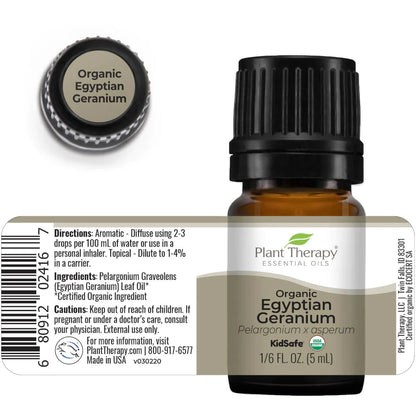 Organic Egyptian Geranium Essential Oil