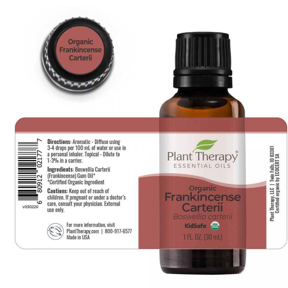 Organic Frankincense Carterii Essential Oil - 3rd Day Creation