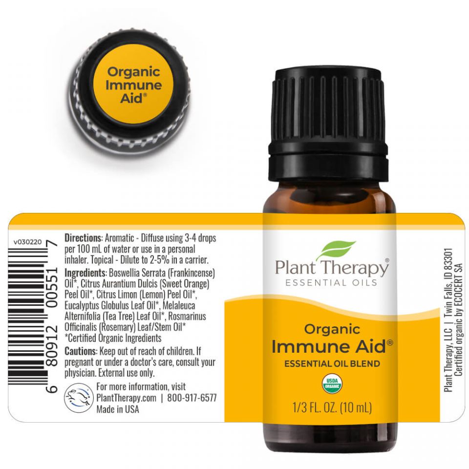 Organic Immune Aid Essential Oil - 3rd Day Creation