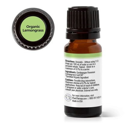 Organic Lemongrass Essential Oil