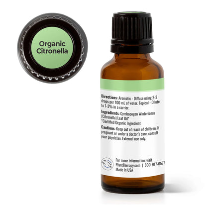 Organic Citronella Essential Oil