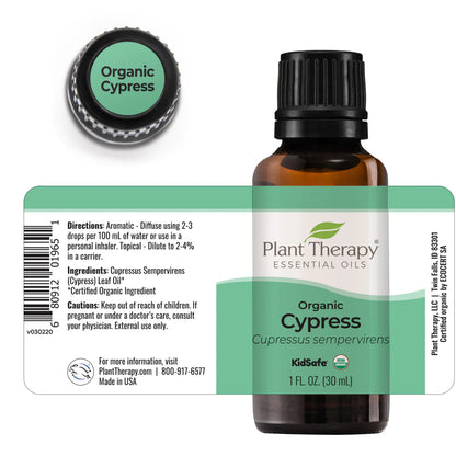 Organic Cypress Essential Oil