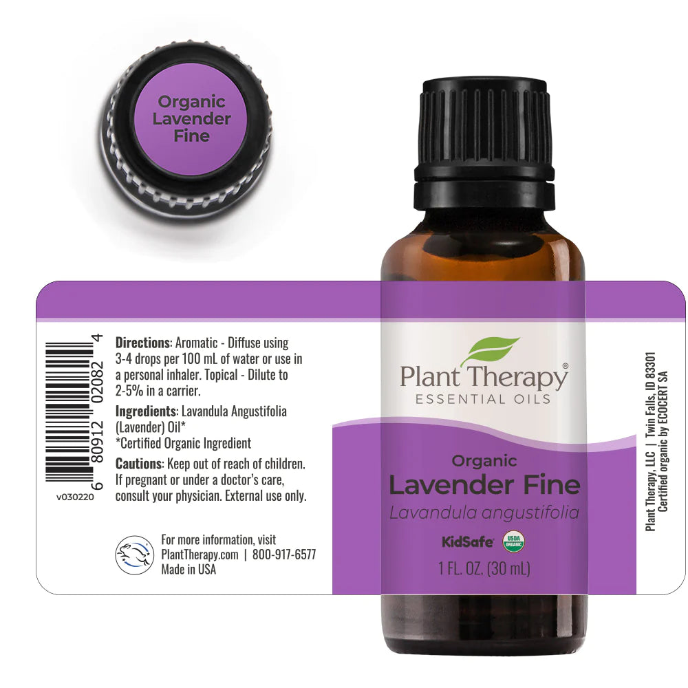 Organic Lavender Fine Essential Oil