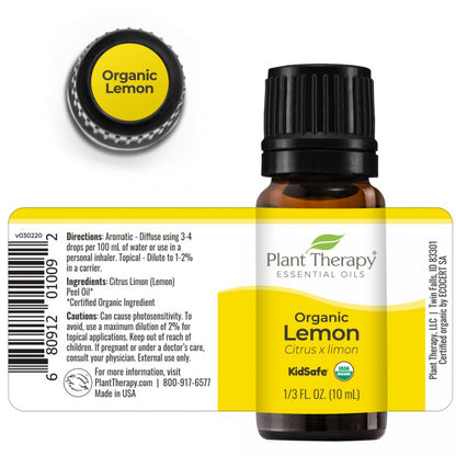 Organic Lemon Essential Oil - 3rd Day Creation