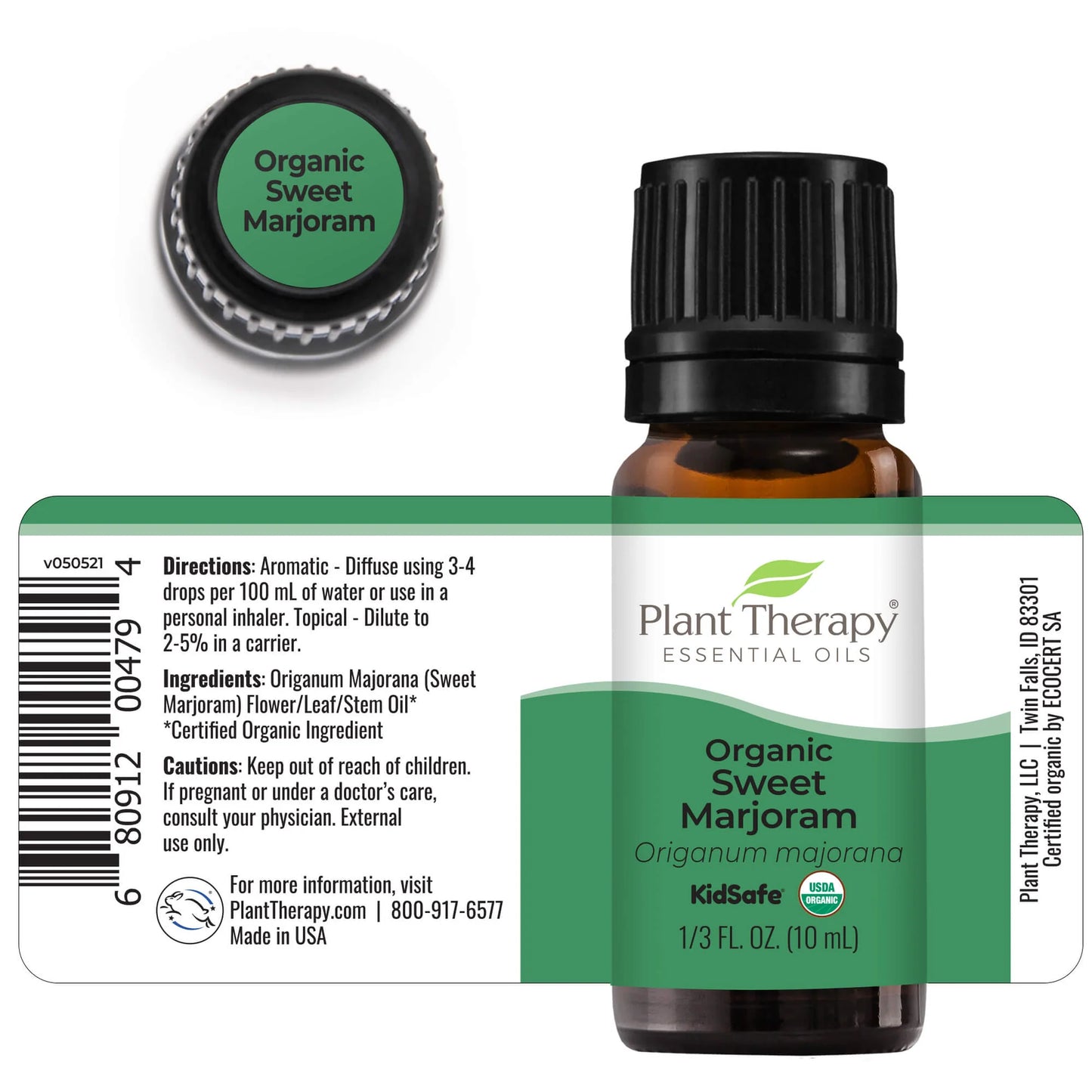 Organic Sweet Marjoram Essential Oil