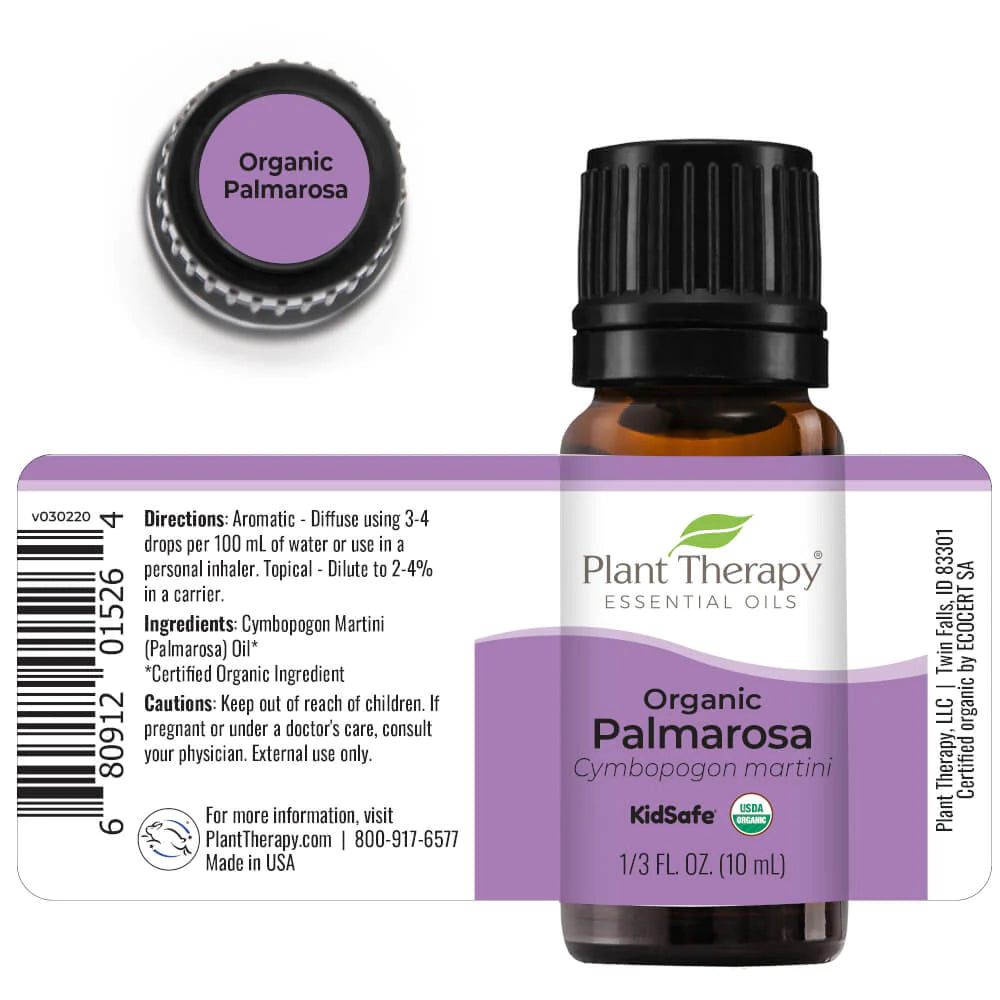 Organic Palmarosa Essential Oil