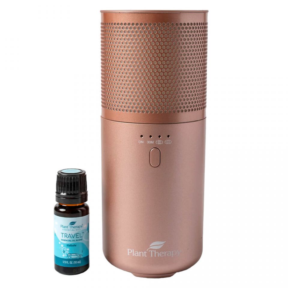 Rose Gold Portable Diffuser with Travel Pack - 3rd Day Creation