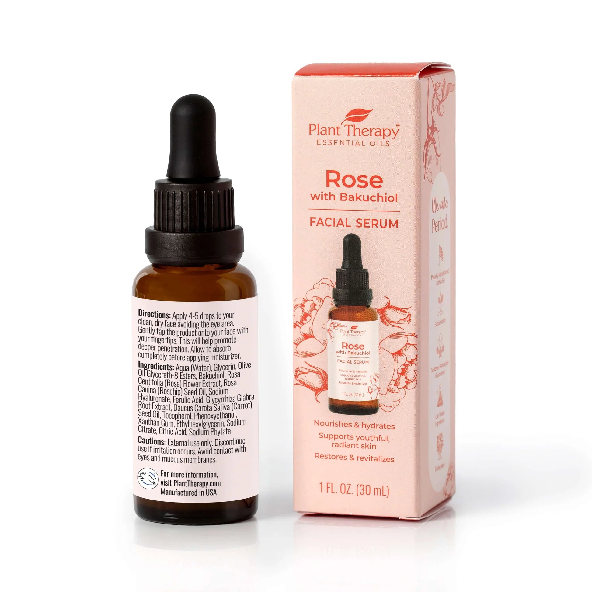 Rose with Bakuchiol Facial Serum 1 oz - 3rd Day Creation