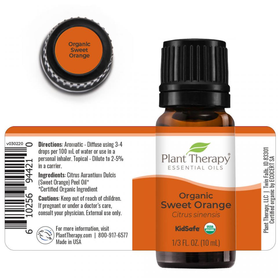 Organic Sweet Orange Essential Oil - 3rd Day Creation