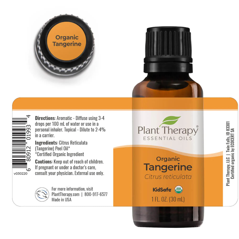 Organic Tangerine Essential Oil
