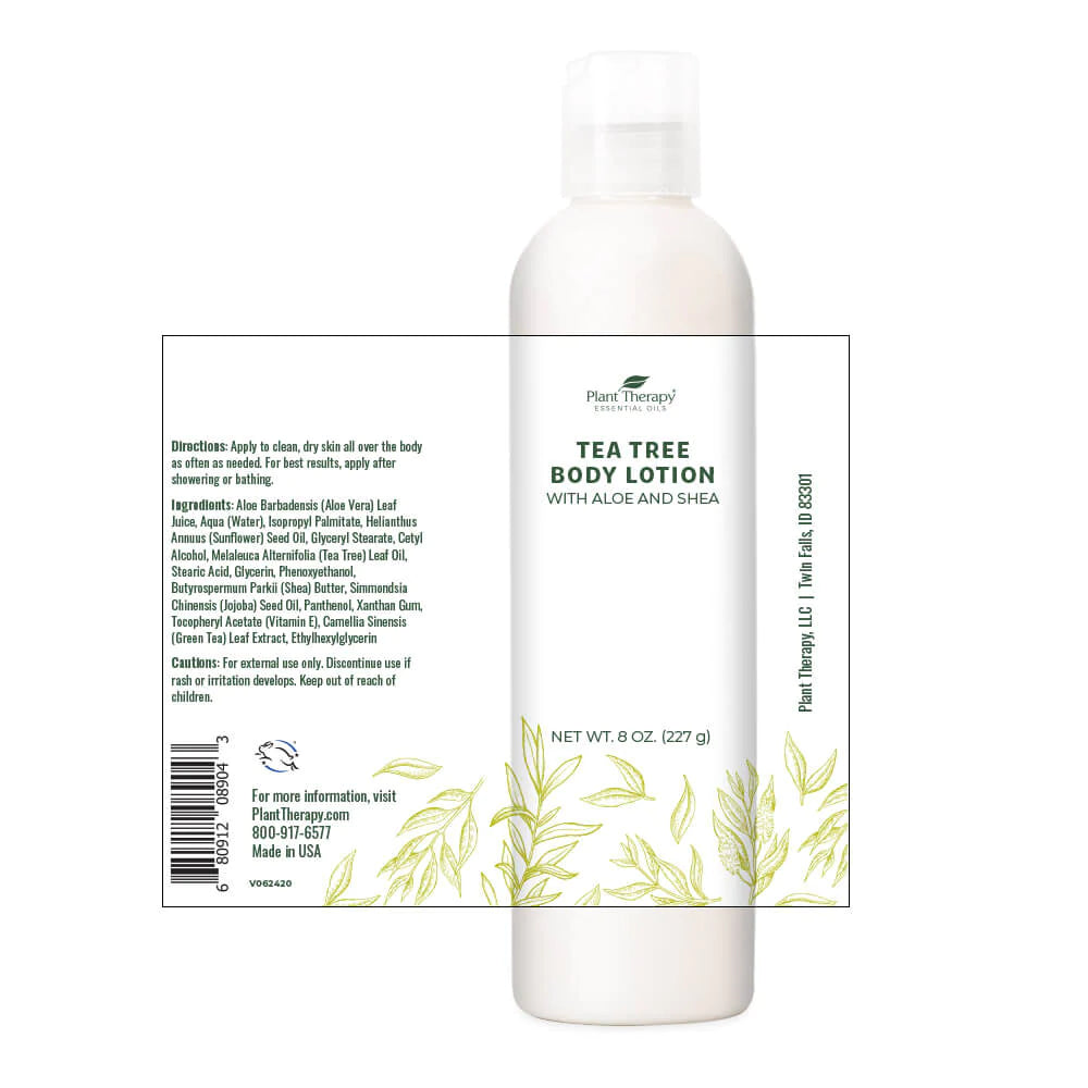 Tea Tree Body Lotion with Aloe and Shea