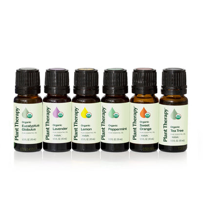Top 6 Organic Singles Essential Oil Set
