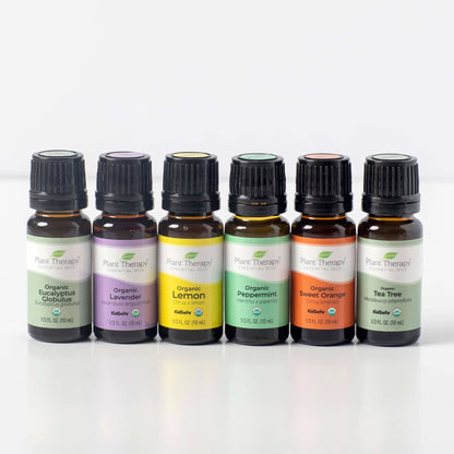 Top 6 Organic Singles Essential Oil Set