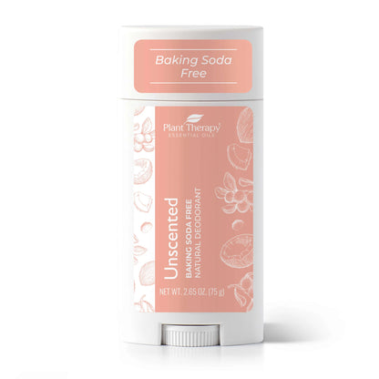 Unscented Baking Soda Free Natural Deodorant