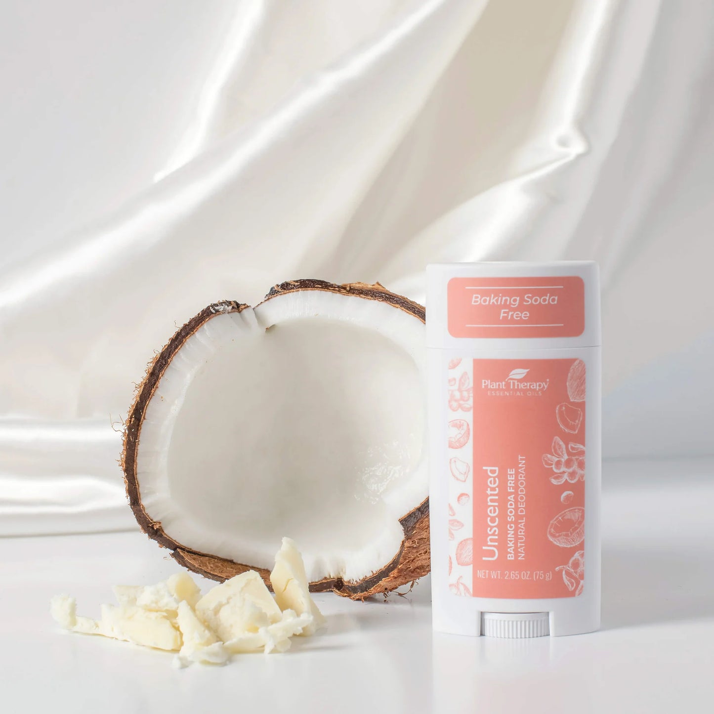Unscented Baking Soda Free Natural Deodorant