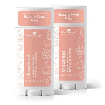 Unscented Baking Soda Free Natural Deodorant