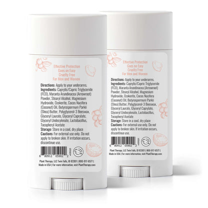 Unscented Baking Soda Free Natural Deodorant