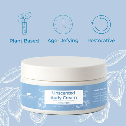 Unscented Body Cream with Argan