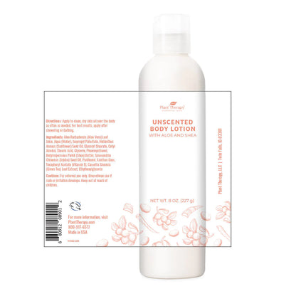 Unscented Body Lotion with Aloe and Shea